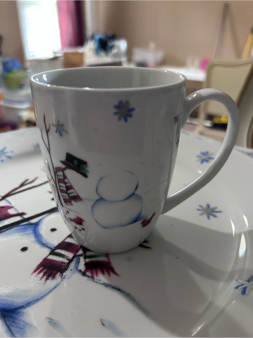 Noble Excellence “Building A Snowman” mugs